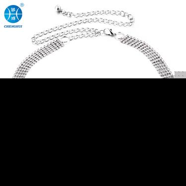 一排到五排捷克水钻腰链腰带女士装饰腰带连衣裙配饰BL-495-1-5